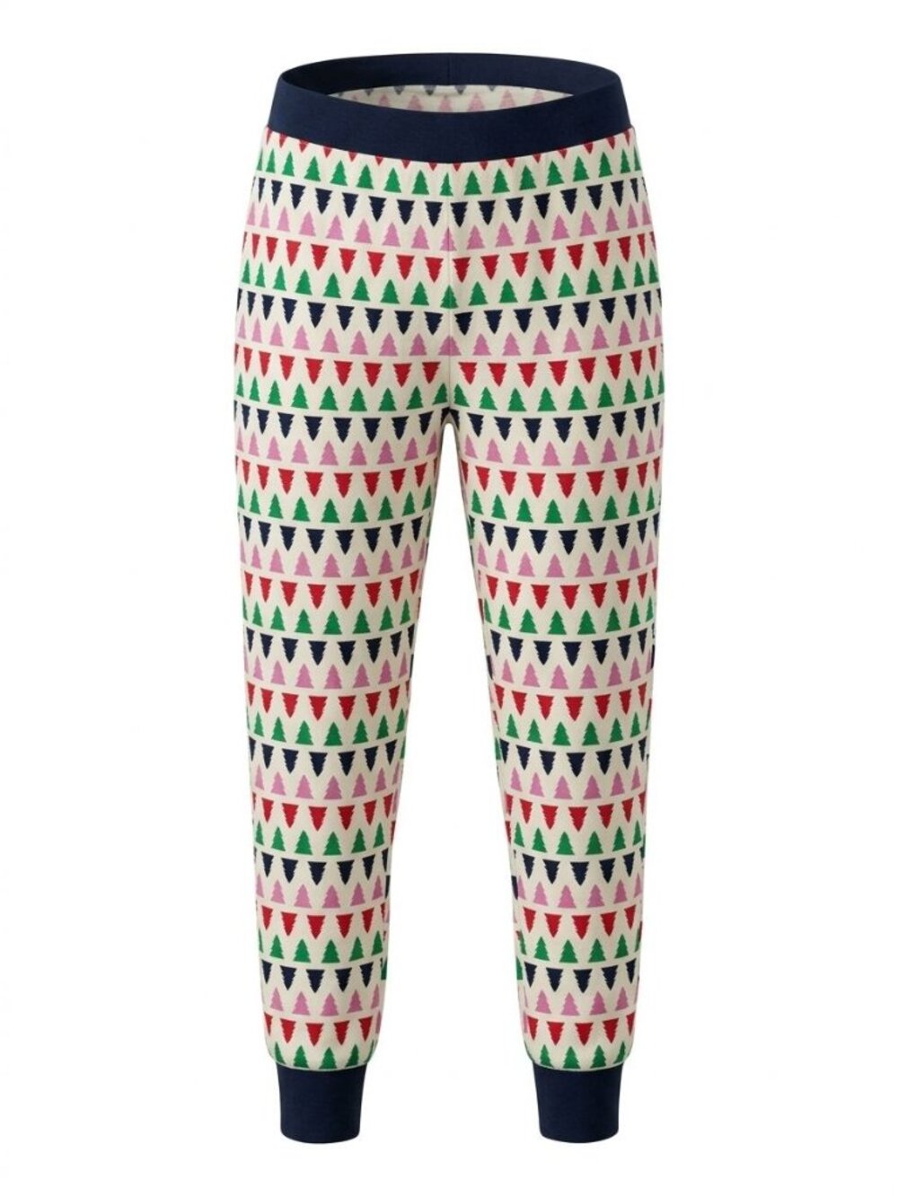 NWT Family PJs by Macy's Pull On Pajama Lounge Pants Sz XS White Blue Holiday